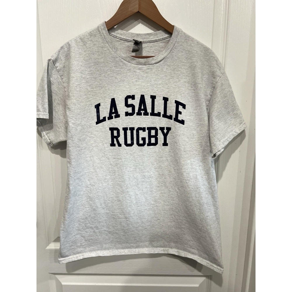 Vintage LaSalle Rugby T-Shirt Size Large Cotton